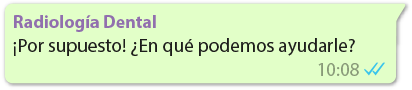 Respuesta Radiología Dental