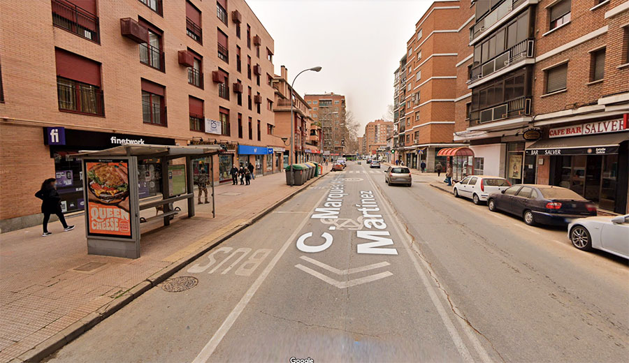 Parada Autobús - Mqués. Alonso Martínez - Radiología Dental Alcalá de Henares